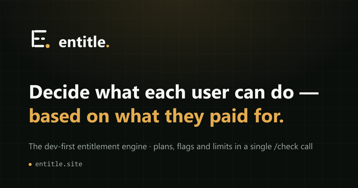 Entitle